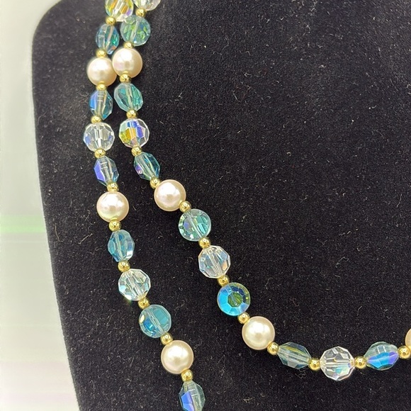 SAL Swarovski America Ltd. Crystal Aurora Borealis Necklace - Picture 7 of 12